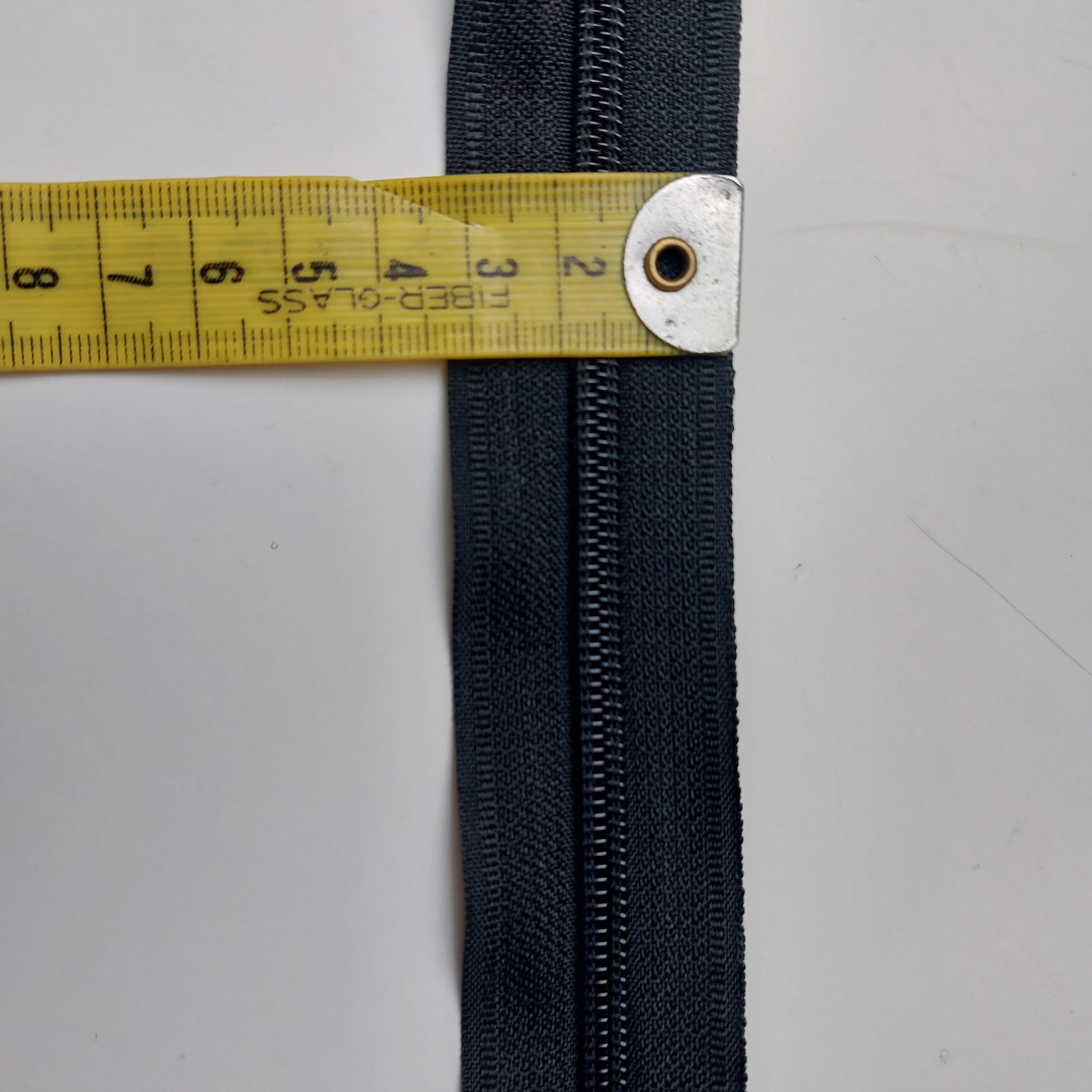 Cremallera continua NEGRA SIN CARRO para Carro N°5