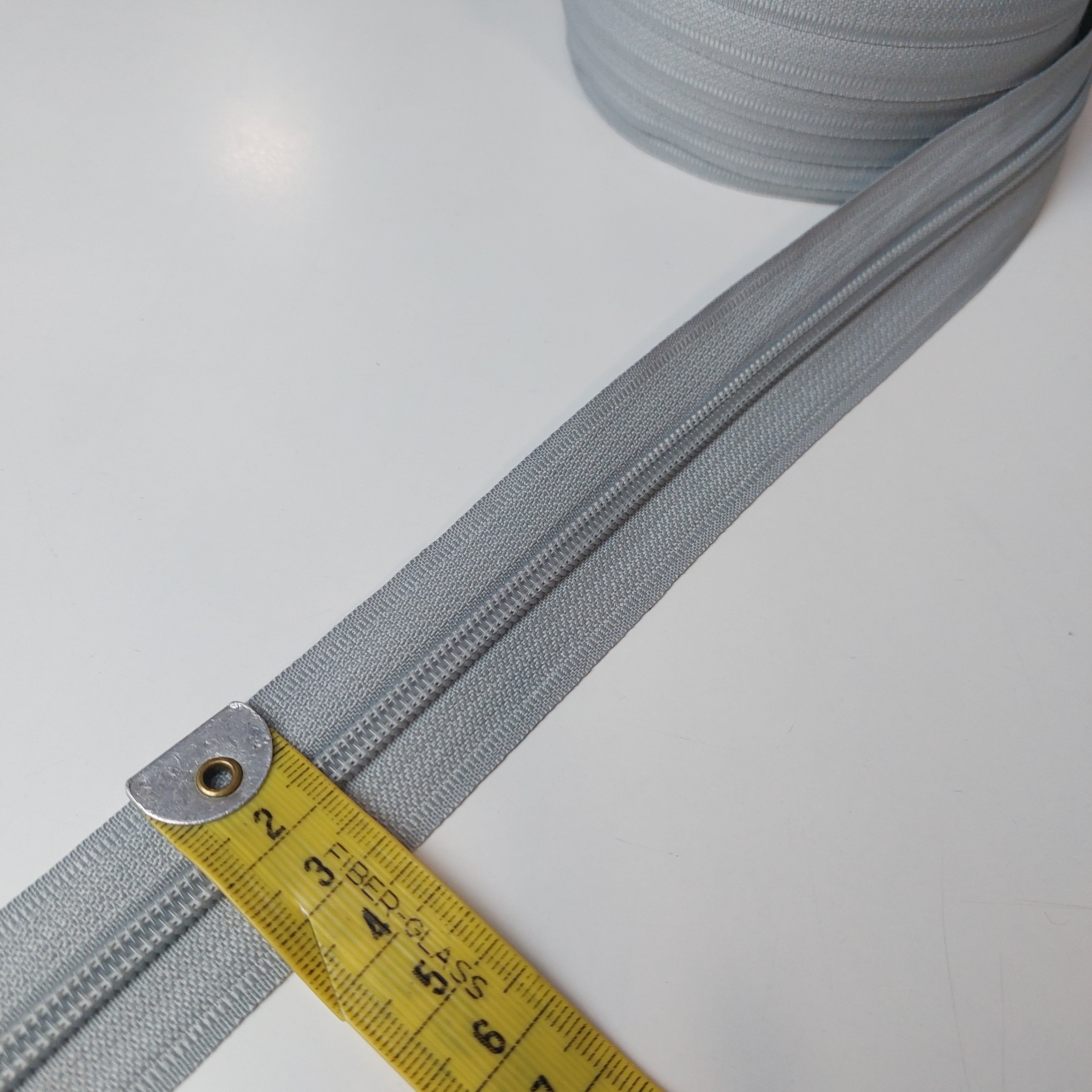 Cremallera continua GRIS SIN CARRO para Carro N°5