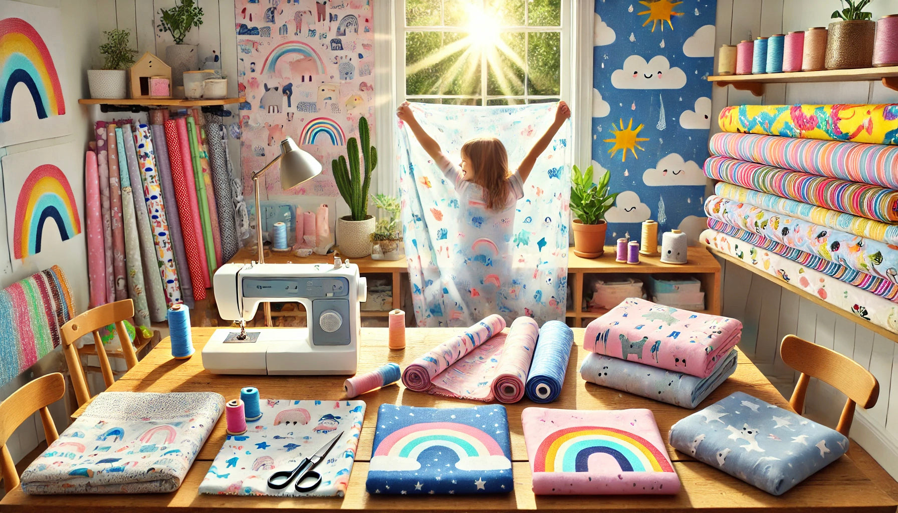 <div>Telas Infantiles para</div>
<div>Inspirar Tu Creatividad</div>