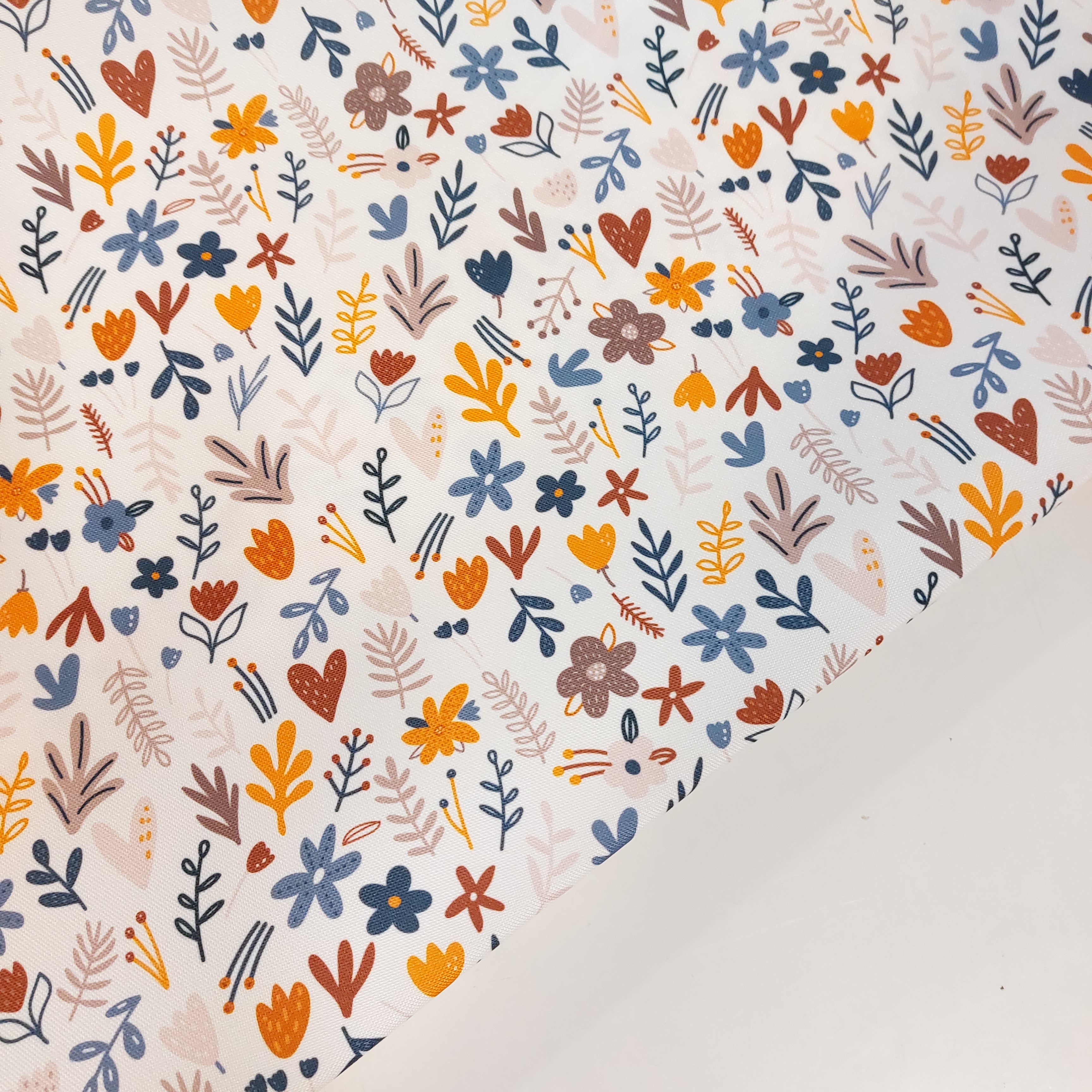 tela floral otoño