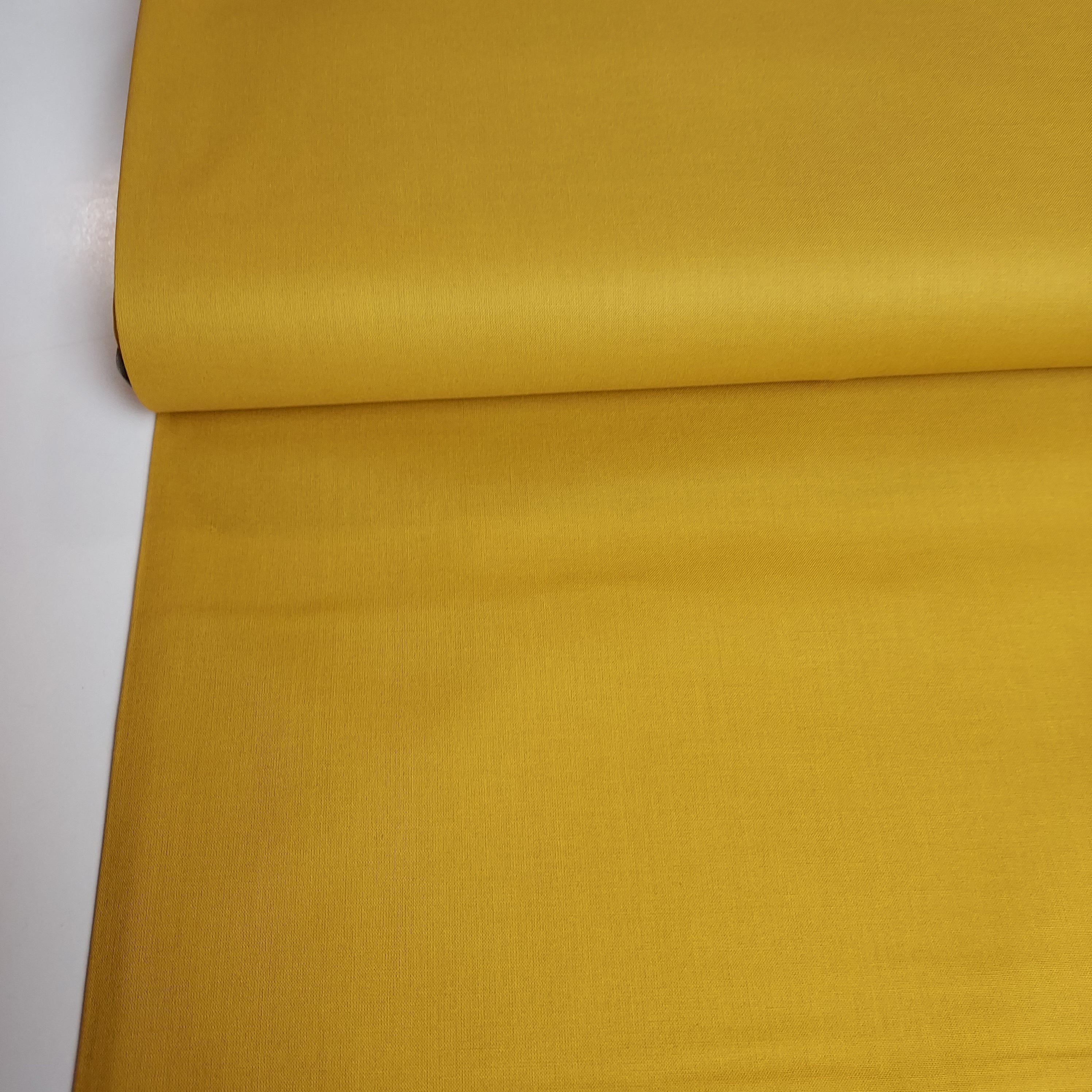 Tejido algodón  100% Algodón orgánico Mostaza