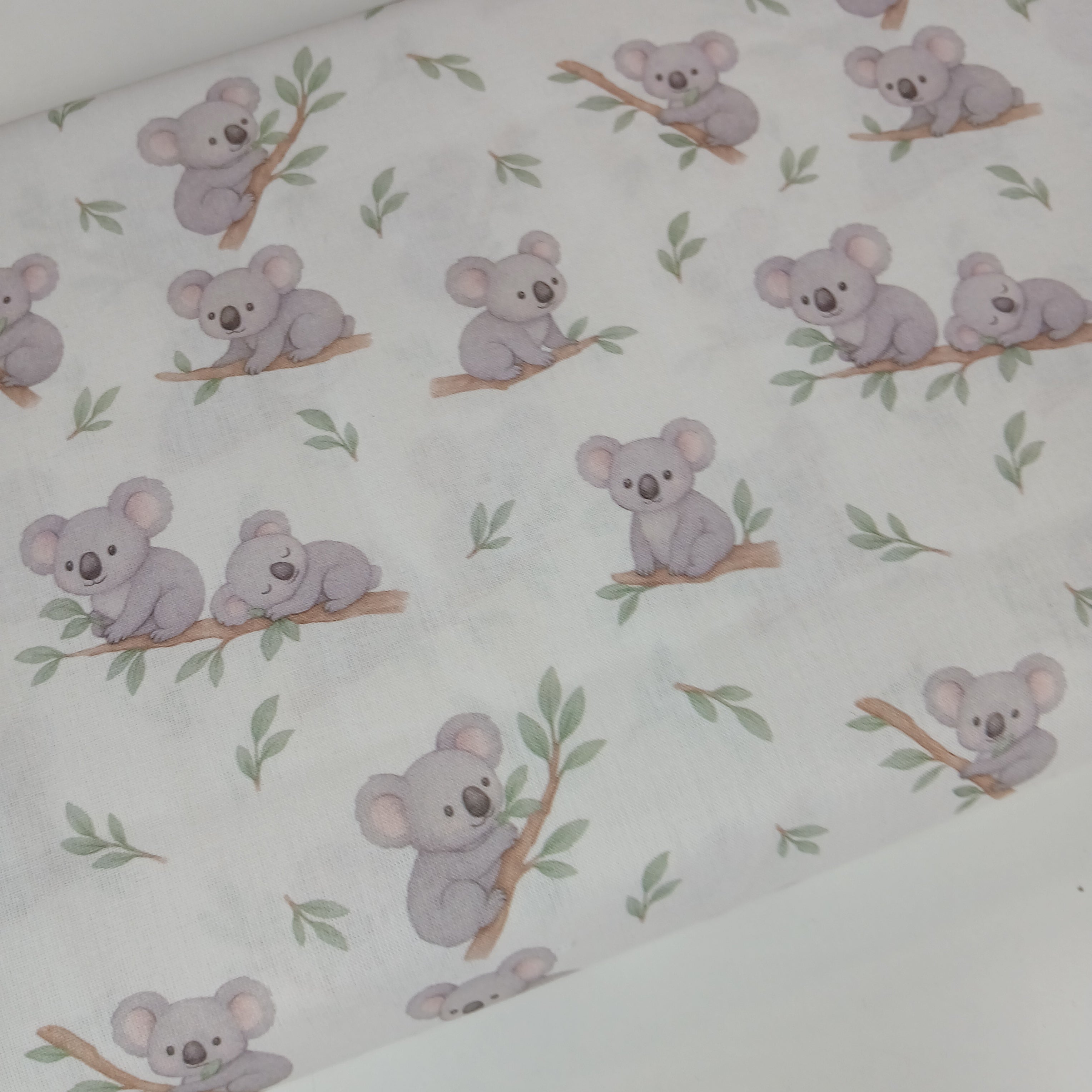Tejido algodón Animales Koala