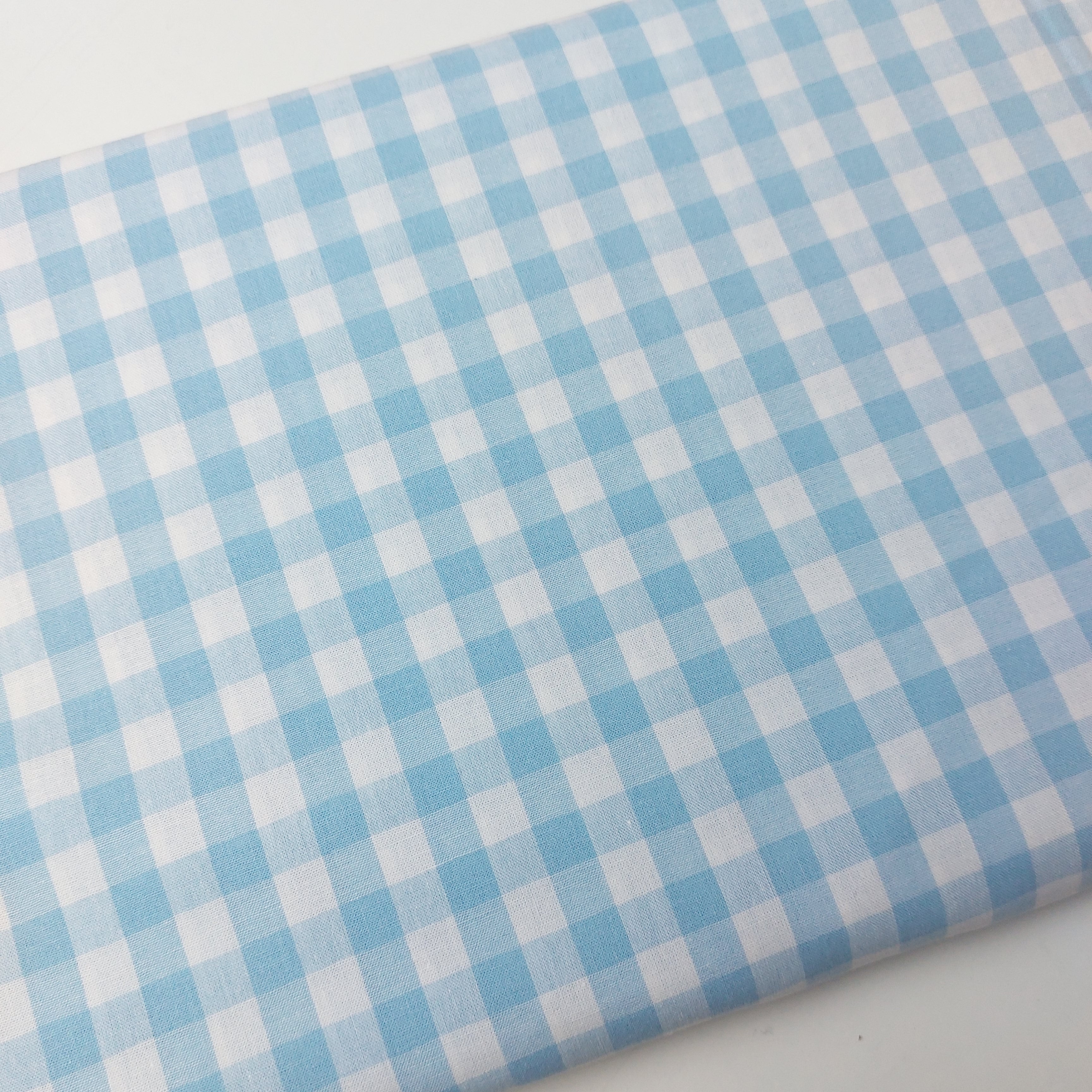 tela vichy azul cielo 